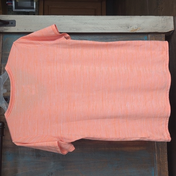 The Nike Tee Athletic Cut Dri-Fit Shirt in Orange - Women's Large - Picture 4 of 5